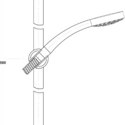 Herz Klizna šipka set A05 F25 ABS UH12460