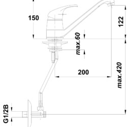 Herz Simpaty S21 za sudoperu sa ek ventilima UH00181