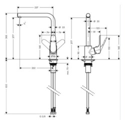 HansGrohe Focus za sudoperu  