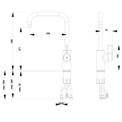 Herz Elit ES21 za sudoperu niskopritisna UH01108