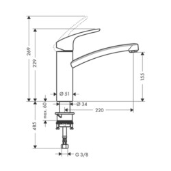 HansGrohe Ecos za sudoperu M 14815000