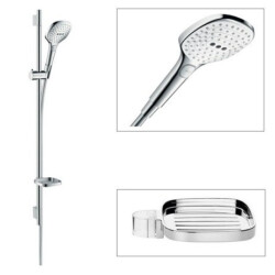 HansGrohe Klizna šipka set Raindance Select E 120 3F 90cm tuš ručica bela 26621400