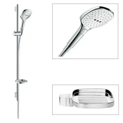 HansGrohe Klizna šipka set Raindance Select E 120 3F 90cm tuš ručica bela 26621400