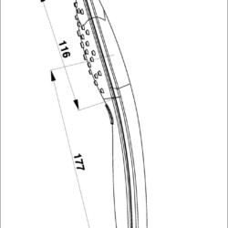 Herz Ručica A35 White UH12055
