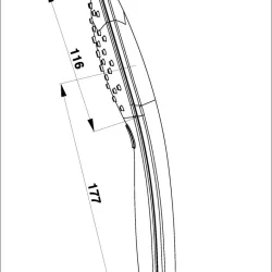 Herz Ručica A35 White UH12055