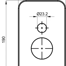 Herz Ugradna Maska Infinity sa prebacivačem UH12250