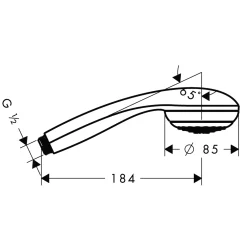 HansGrohe Tuš ručica Crometta 85 1F 28585000