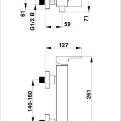 Herz SQ Q40 za tuš kadu UH00494