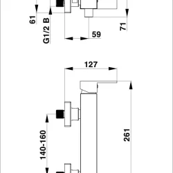 Herz SQ Q40 za tuš kadu UH00494