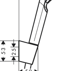 HansGrohe Tuš ručica set Crometta Porter 1F bela 26690400