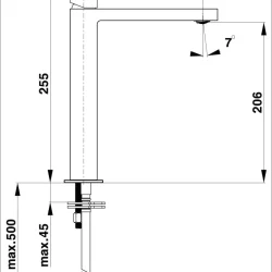 Herz SQ Q12 za lavabo UH00058