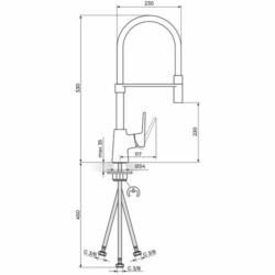 Rosan Stolz baterija za sudoperu za električni prelivni bojler - poluporofesionalna 138703