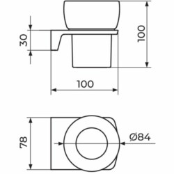 Rosan Stolz držač čaše 1906