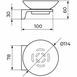 Rosan Stolz držač sapuna 1907