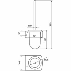 Rosan Stolz držač wc četke 1908