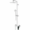 Rosan Stolz-Black baterija za tuš kadu sa usponskim tušem 250*250mm 137252B