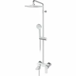 Rosan Stolz baterija za tuš kadu sa kvadratnim usponskim tušem 250*250mm i izliv 137352