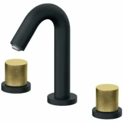 Rosan S.2 Black-Gold baterija podgradna za lavabo - dvoručna 230301BG