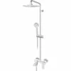 Rosan Stolz-White baterija za tuš kadu sa kvadratnim usponskim tušem 250*250mm i izlivom 137352W