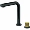 Rosan S.2 Black-Gold baterija podgradna za lavabo - jednoručna - visoka 230409BG
