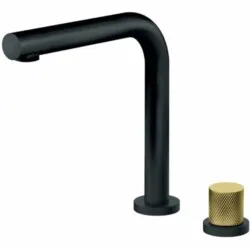 Rosan S.2 Black-Gold baterija podgradna za lavabo - jednoručna - visoka 230409BG