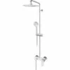 Rosan Stolz baterija za tuš kadu sa kvadratnim usponskim tušem 250*250mm 137252