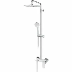 Rosan Stolz baterija za tuš kadu sa kvadratnim usponskim tušem 250*250mm 137252