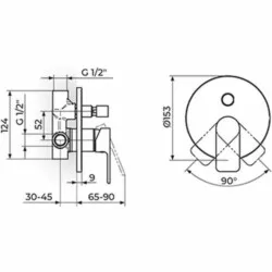 Rosan S.2 Black Uzidna baterija sa dva izlaza 231901B