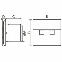 Ventilator Cata E-120 GTH