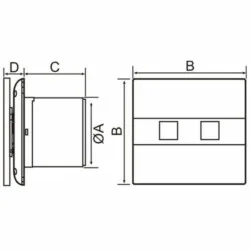 Ventilator Cata E-120 GTH