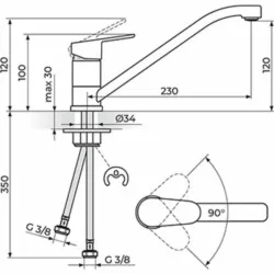 Rosan Smart baterija za sudoperu JA381001