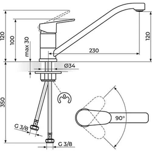 Rosan Smart baterija za sudoperu JA381001