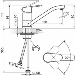 Rosan Smart baterija za sudoperu JA381081
