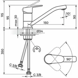 Rosan Smart baterija za sudoperu JA381081