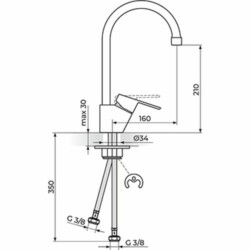 Rosan Smart baterija za sudoperu JA382001