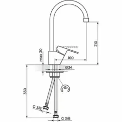 Rosan Smart baterija za sudoperu JA382001