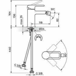 Rosan B2 baterija za bide JB39101
