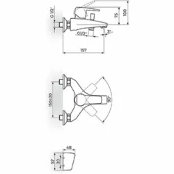 Rosan CubO baterija za kadu JC33101