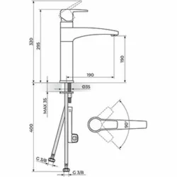 Rosan CubO baterija za sudoperu JC38101