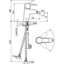 Rosan CubO baterija za bide JC39101