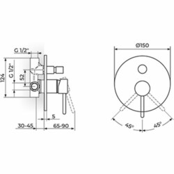 Rosan Dark Uzidna baterija sa prebacivačem JD31901