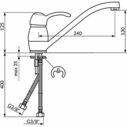 Rosan Jaffar baterija za sudoperu JF38101