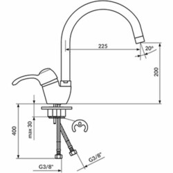 Rosan Jaffar baterija za sudoperu JF38201