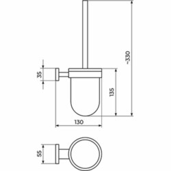 Rosan Mistique držač wc četke JM908