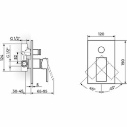 Rosan Quadro Uzidna baterija sa prebacivačem JQ31901