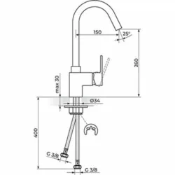Rosan Quadro baterija za sudoperu JQ38101W