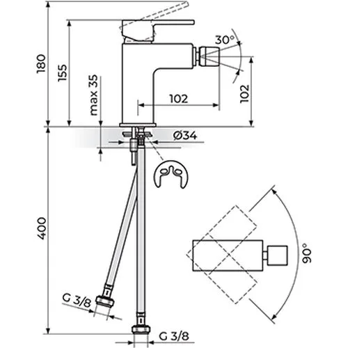 Rosan Quadro baterija za bide JQ39101