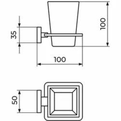 Rosan Quadro držač čaše JQ906