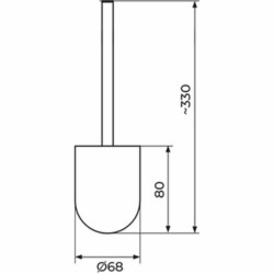 Rosan Rezervni deo Četka za wc JQ908 JQ908K
