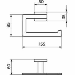 Rosan Quadro držač wc papira JQ909